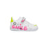 Sneakers bianche da bambina con dettagli rosa e gialli 10 Baci, Scarpe Bambini, SKU k222000419, Immagine 0